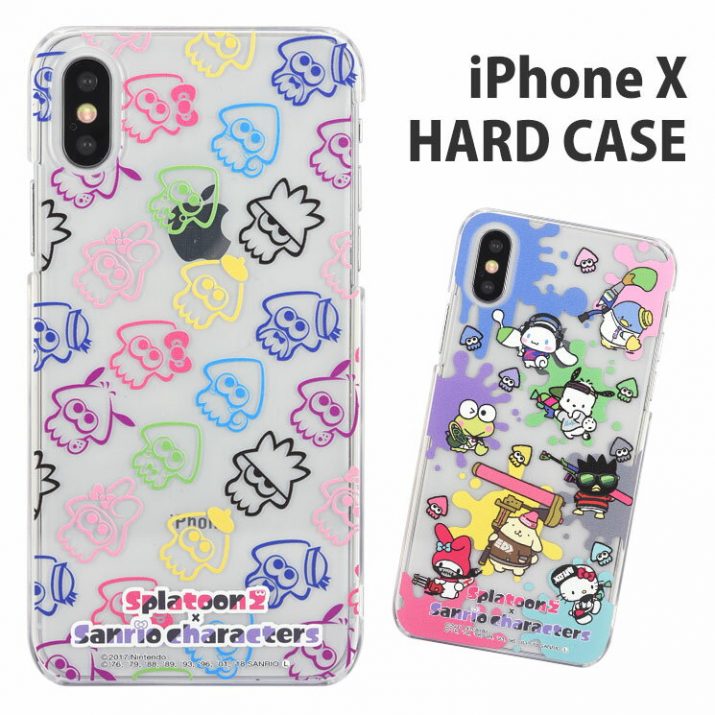 スプラトゥーン2 サンリオキャラクターズ Iphonex対応ハードケース 株式会社グルマンディーズ